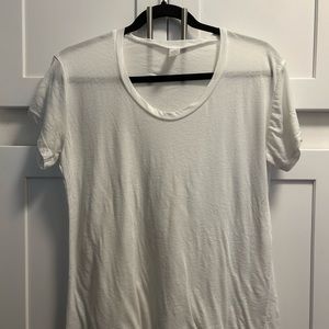 Basic white tee